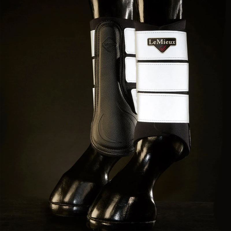 LeMieux Hi Viz Brushing Boots-2